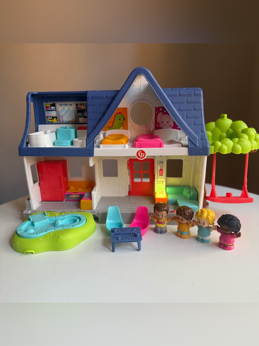 Fisher-Price Little People Friends Together Interactive Play House Lights Sounds